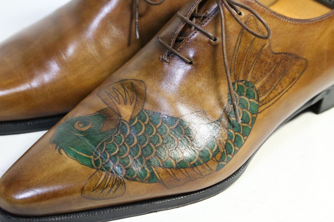東京都のお客様よりベルルッティ Berlutiのタトゥー（鯉）コレクションを買取させて頂きました。 | シューホリック買取 | 高級靴 バッグ  革小物を高額査定で売却